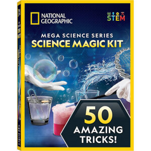 best christmas gifts for teens science kit - NATIONAL GEOGRAPHIC Science Magic Kit – Science Kit for Kids with 50 Unique Experiments and Magic Tricks, Chemistry Set and STEM Project, A Great Gift for Boys and Girls (Amazon Exclusive)